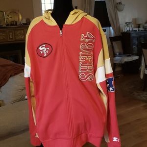 49ers Starter Hoodie XL
